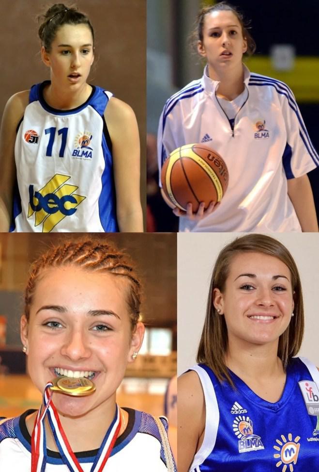 En haut: Mathilde ROCHE (2009-2012). En bas: Johanne 'Joh' DROZD (2007-2011)