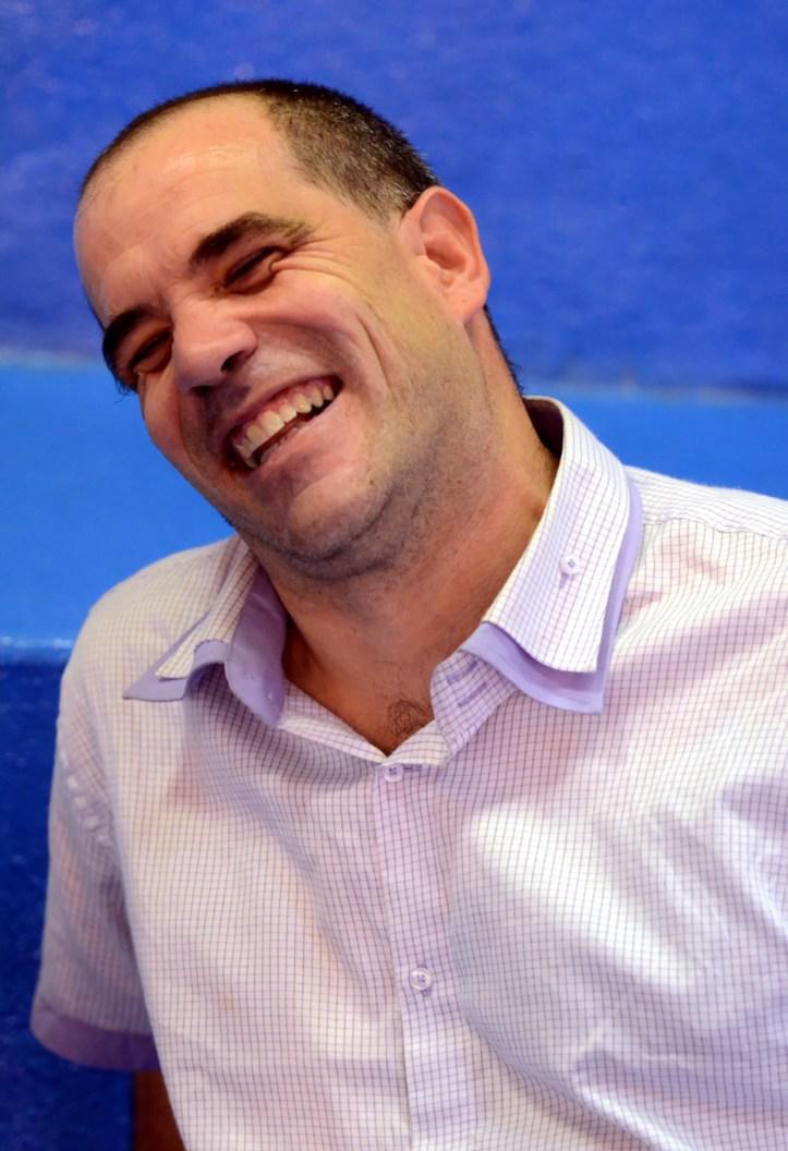 Ce week-end de basket à 3/3 aura même donné un large sourire à Julien. C'est vous dire!