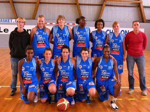 Virginie CAUVIN et ses joueuses: des ambitions pour ce week-end!