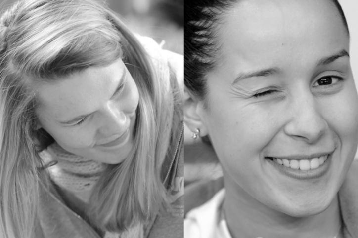 Justine BARTHELEMY et Linda BOUSBAA, comme on a un peu moins l'habitude de les voir