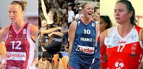 Pauline sous quelques uns de ses maillots, notamment lors de ses titres de Championne de France et de Championne d'Europe