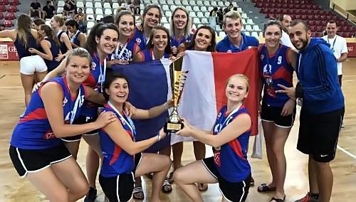 Les représentantes de l'Université de Strasbourg : Championnes d'Europe ! (photo La Team Flash en Hongrie)