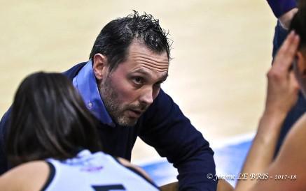 Coach Fred BERGER, ici contre Aix-Venelles (photo Jérôme LE BRIS)