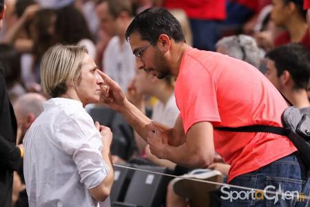 Dessislava ANGUELOVA, ici avec Romain LHERMITE à Bercy (photo Aline CHATEL/SportACaen)