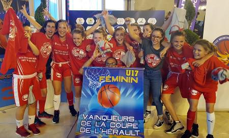 Le podium de Fabrègues, vainqueur en U17