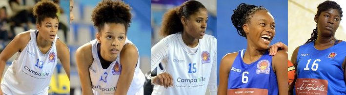 Elyah KIAVI, Jade MARMILLOD, Eloïse PAVRETTE, Dounya BOURHANI-GANGUIA et Serena MANALA