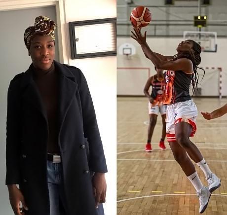Eve MAHOUTOU, à la ville comme sur le terrain (photos E. MAHOUTOU)