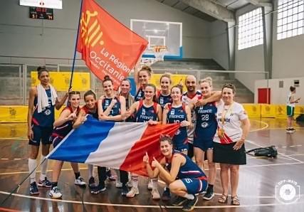 L'Equipe de France, victorieuse (photo page Facebook de la FSGT)