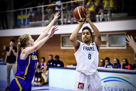 Daphné GNAGO en peine bourre ce soir (photo fiba.europe)