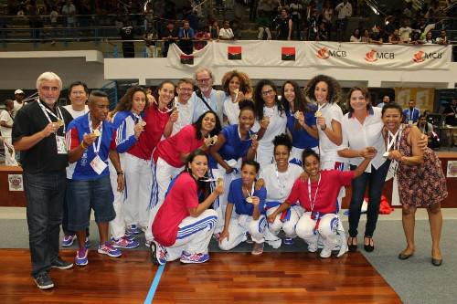 Médaille d'or pour la Réunion de François GOMEZ et Lauriane FRANCOIS