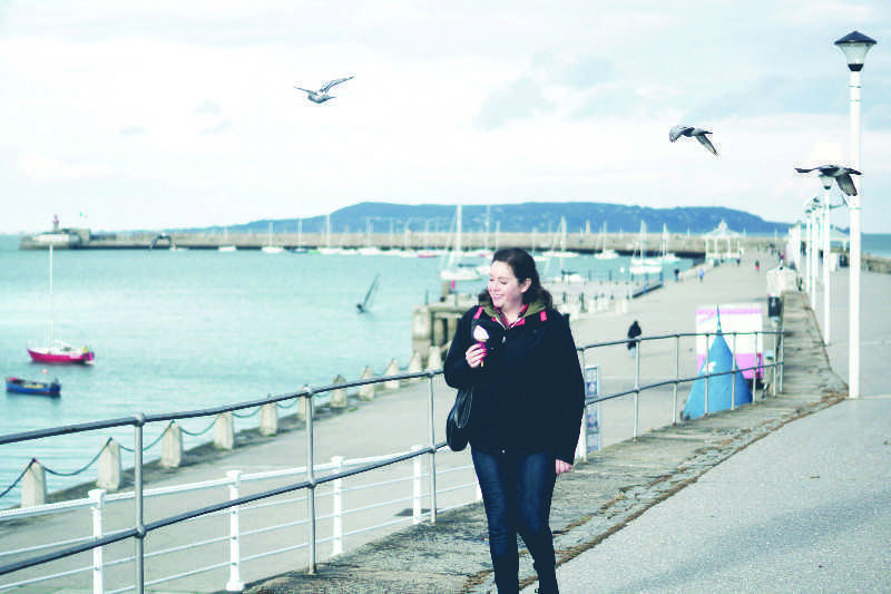 Walking in Dún Laoghaire