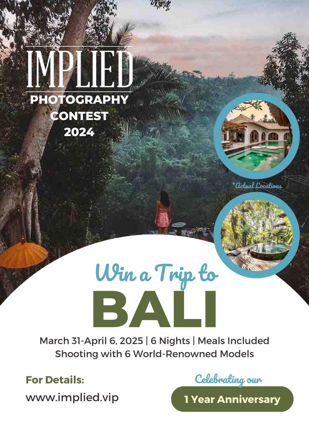 2024 Photography Contest - Bali