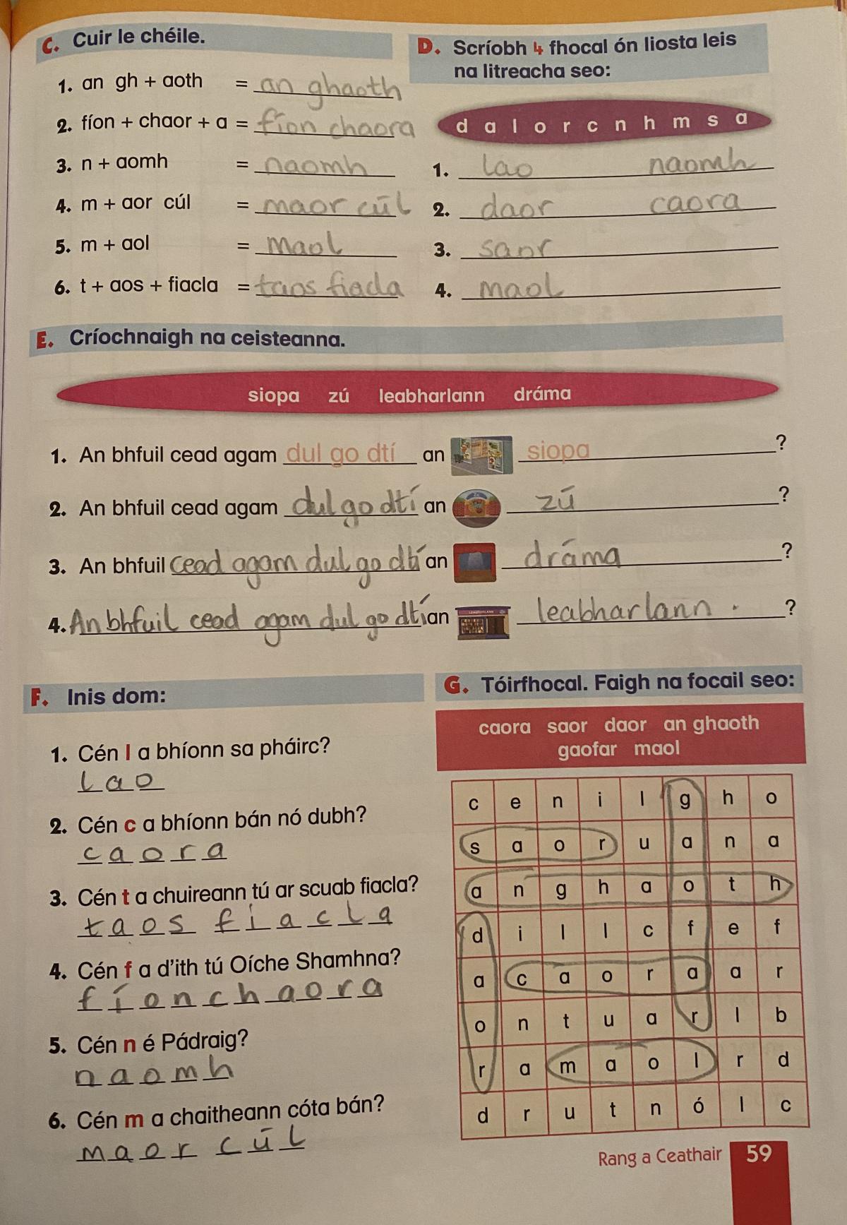 Work for Thursday 11th of February. Work for Thursday 11th of February.