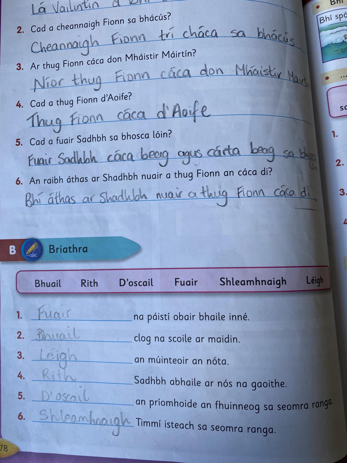 Work for Wednesday 17th of February. Work for Wednesday 17th of February.