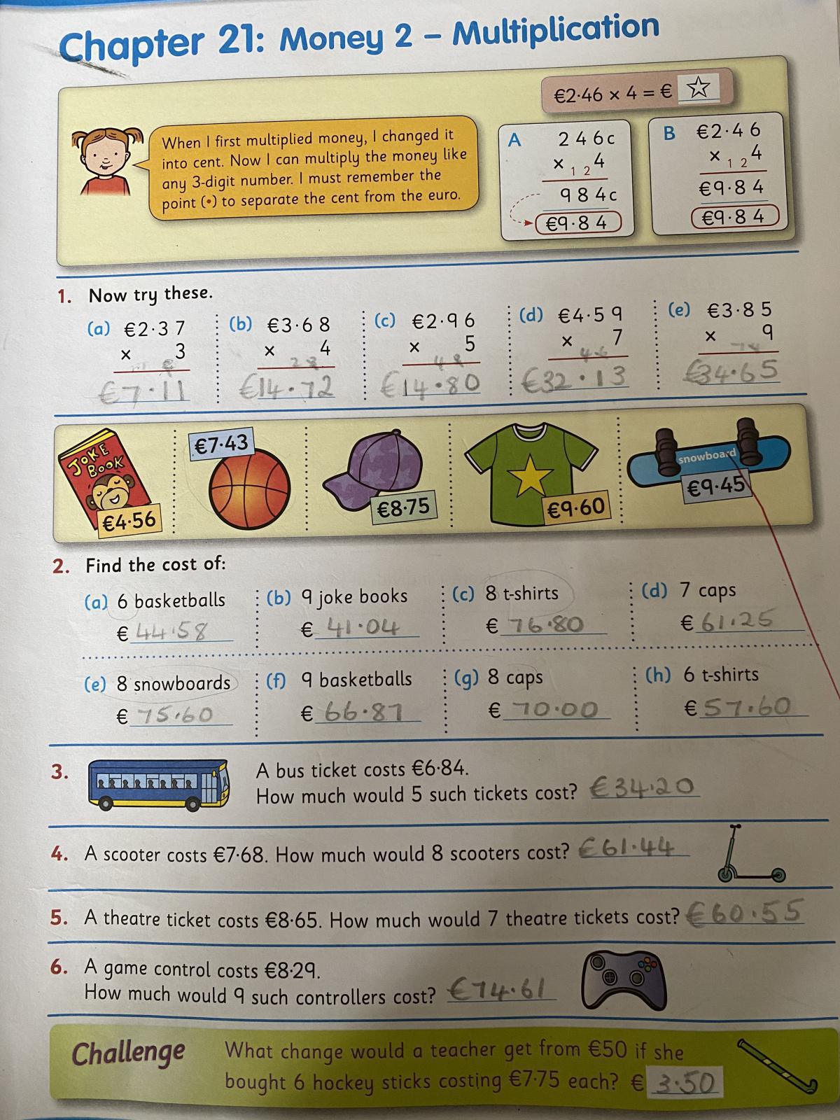 Work for Thursday 25th of February