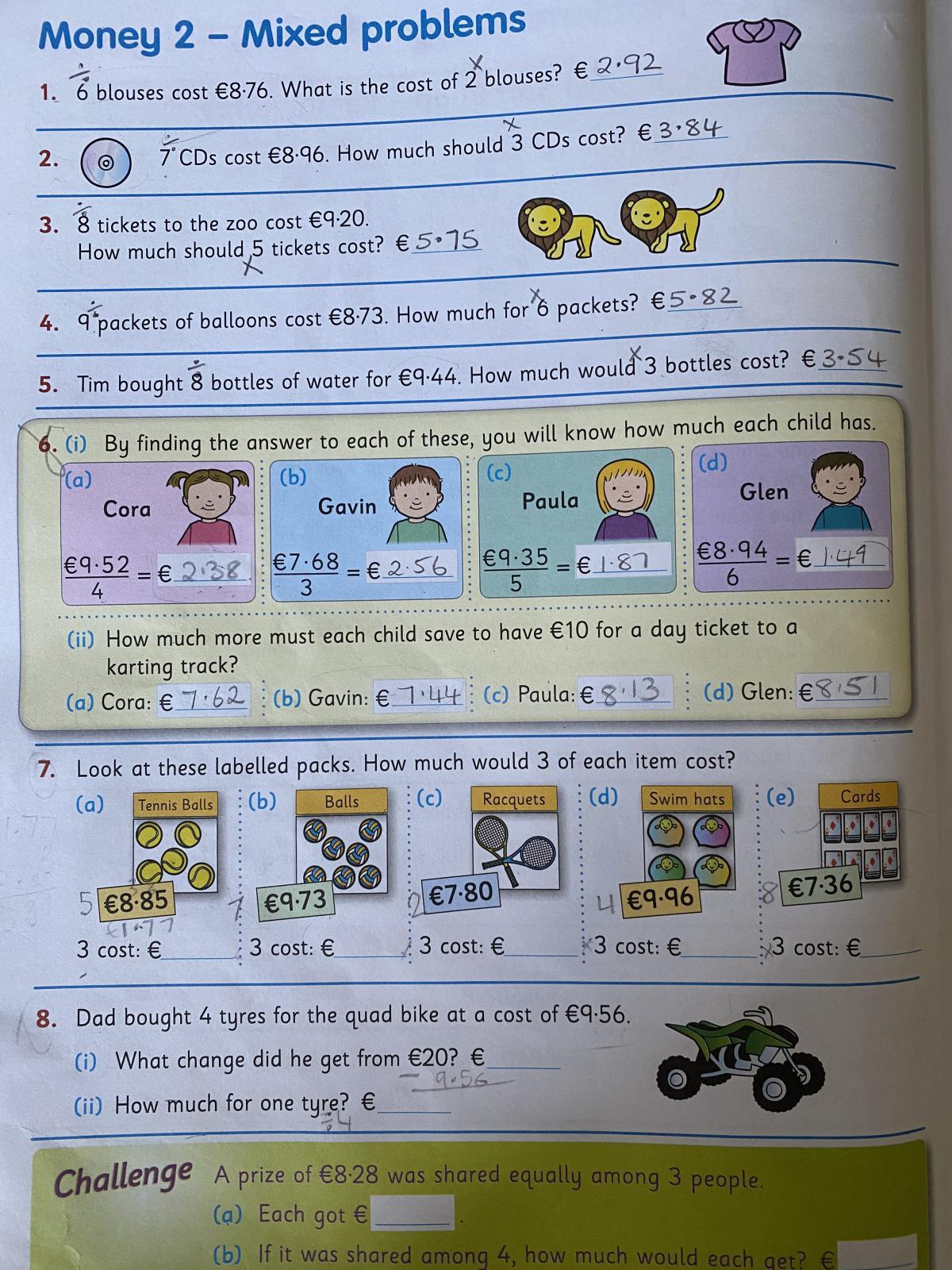 Work for Tuesday 2nd of March Work for Tuesday 2nd of March