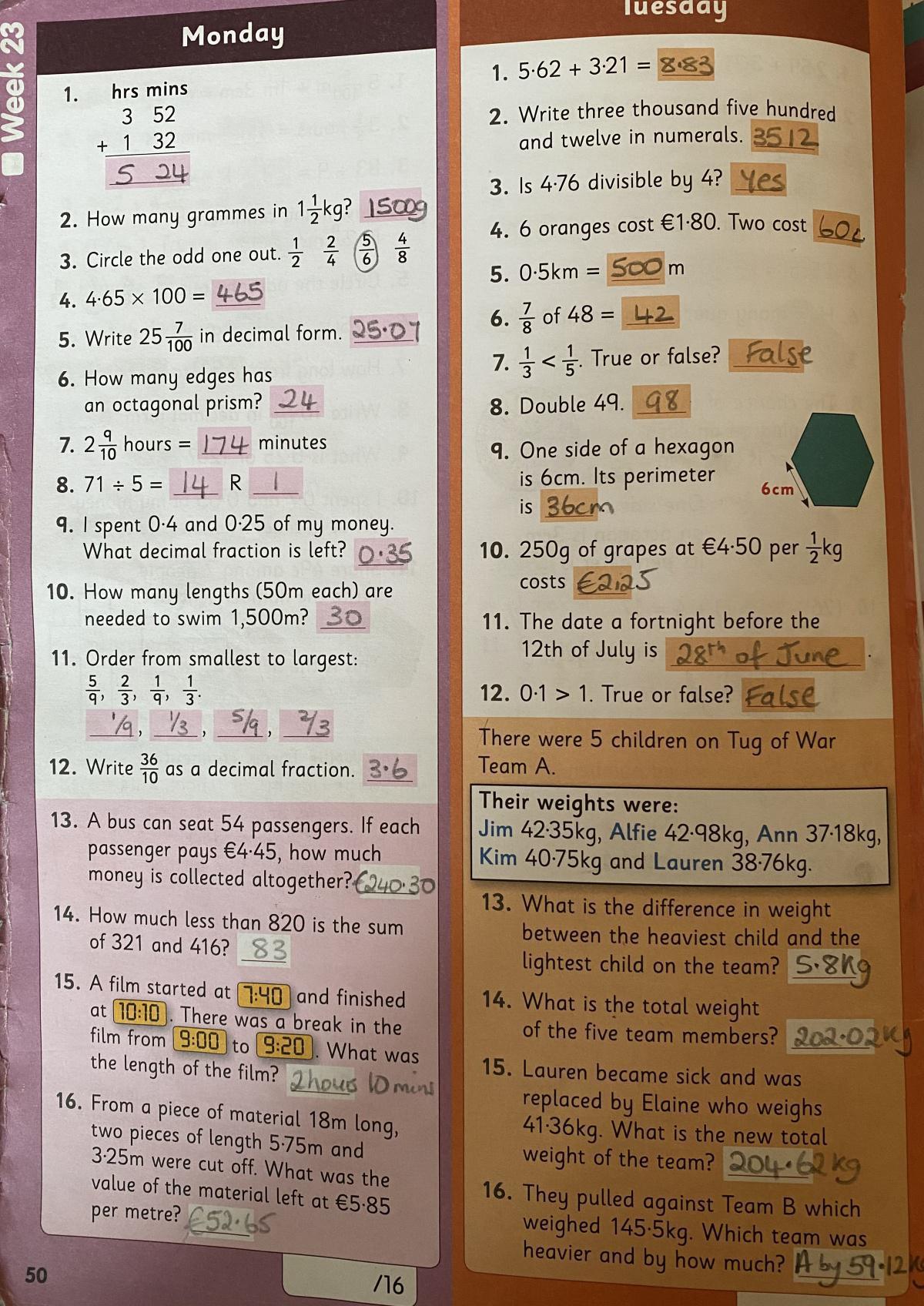 Work for Wednesday 10th of March. Work for Wednesday 10th of March.