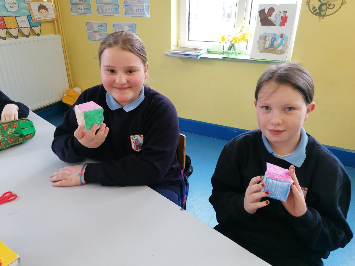 3D Shapes - making a cube