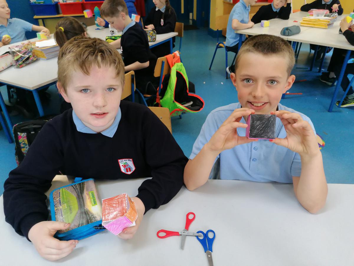 3D Shapes - making a cube