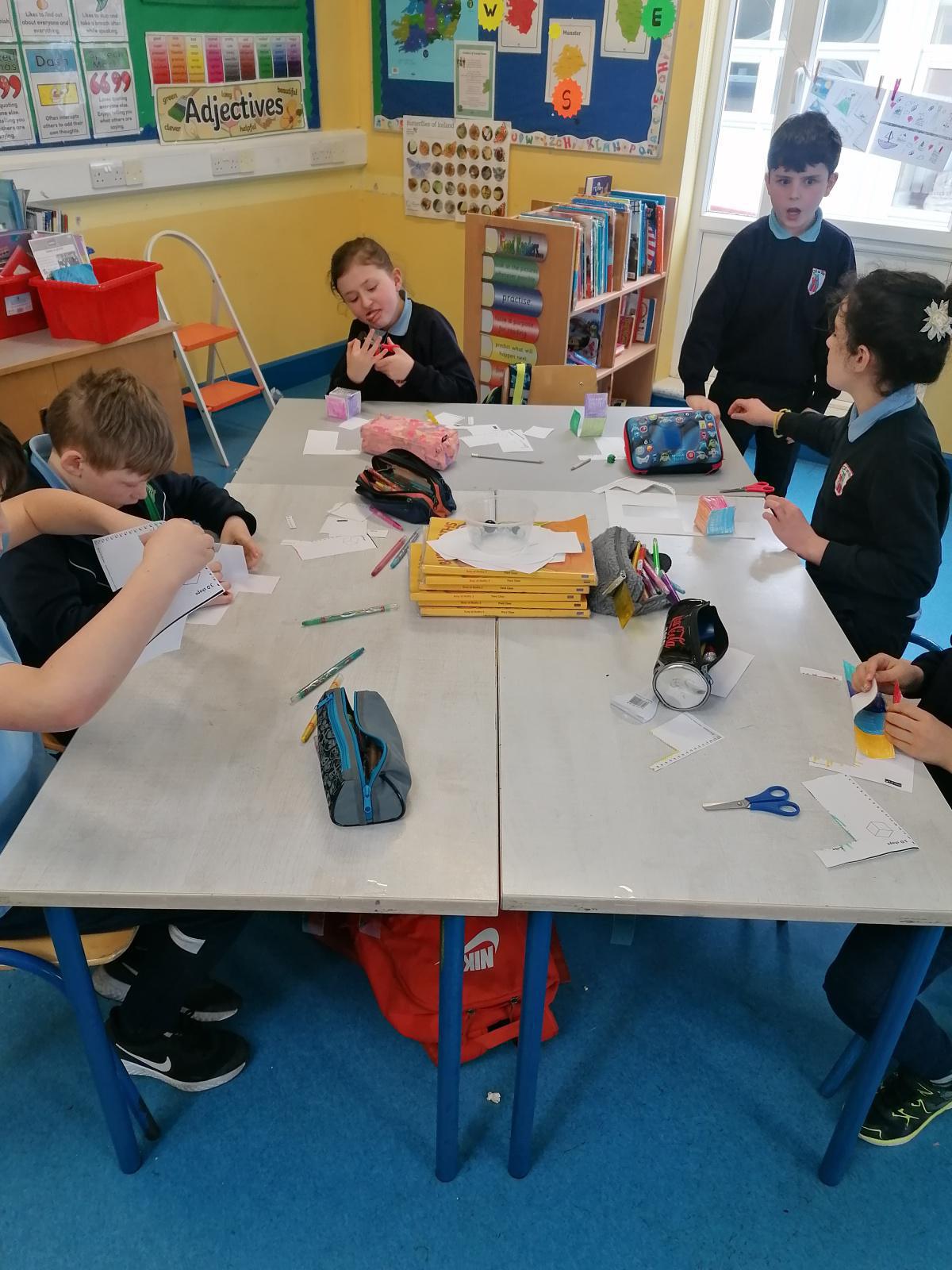 3D Shapes - making a cube