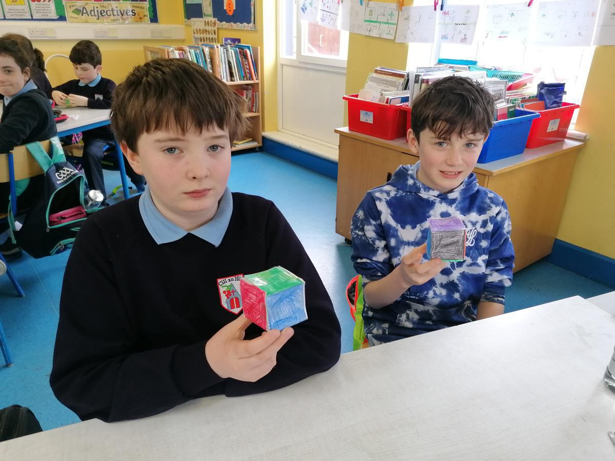 3D Shapes - making a cube