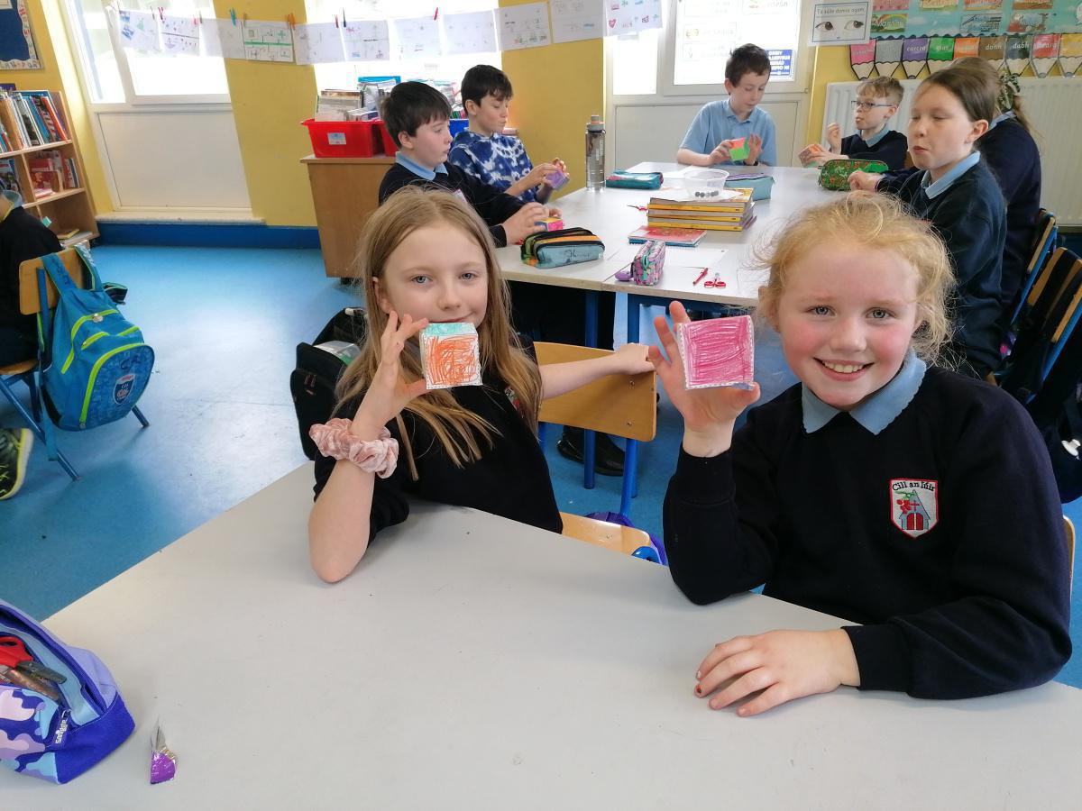 3D Shapes - making a cube