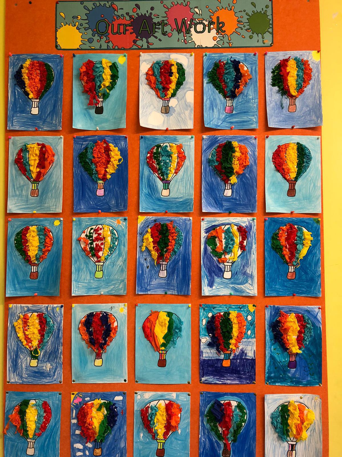Hot air balloons!🎨