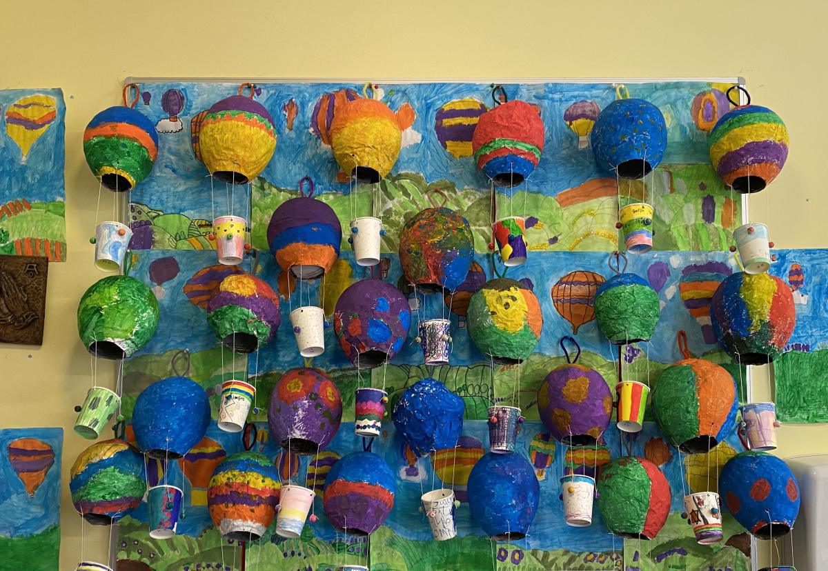 Hot Air Balloons. 