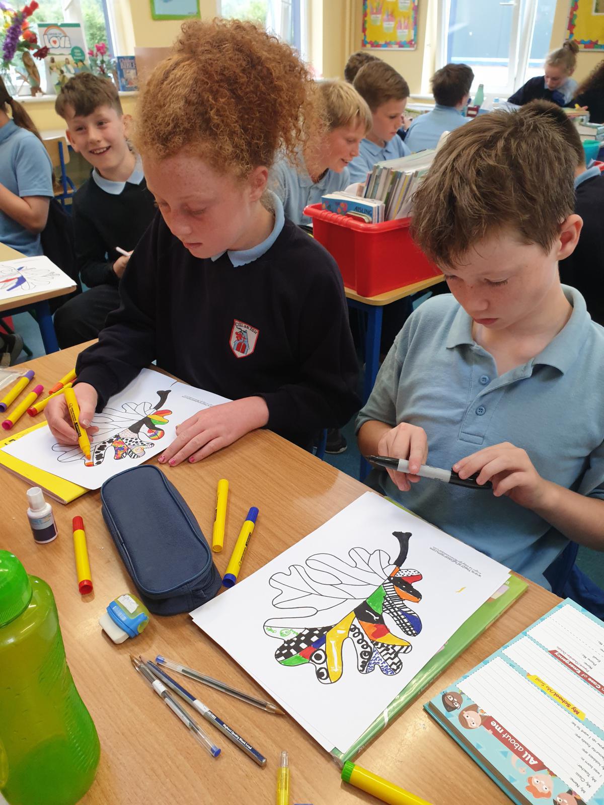 Zentangle Autumn Leaves Zentangle Autumn Leaves