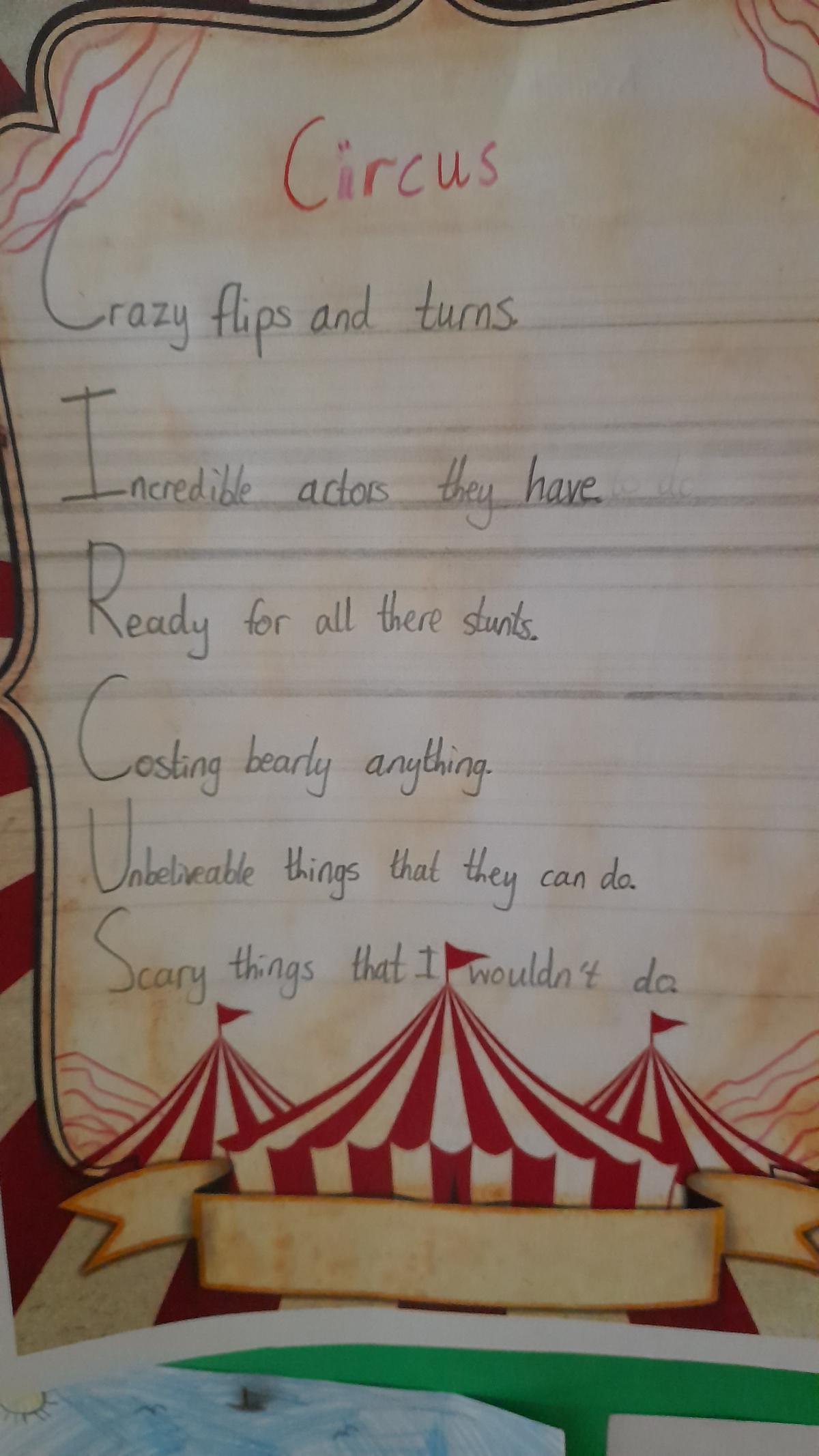 Thematic work Circus