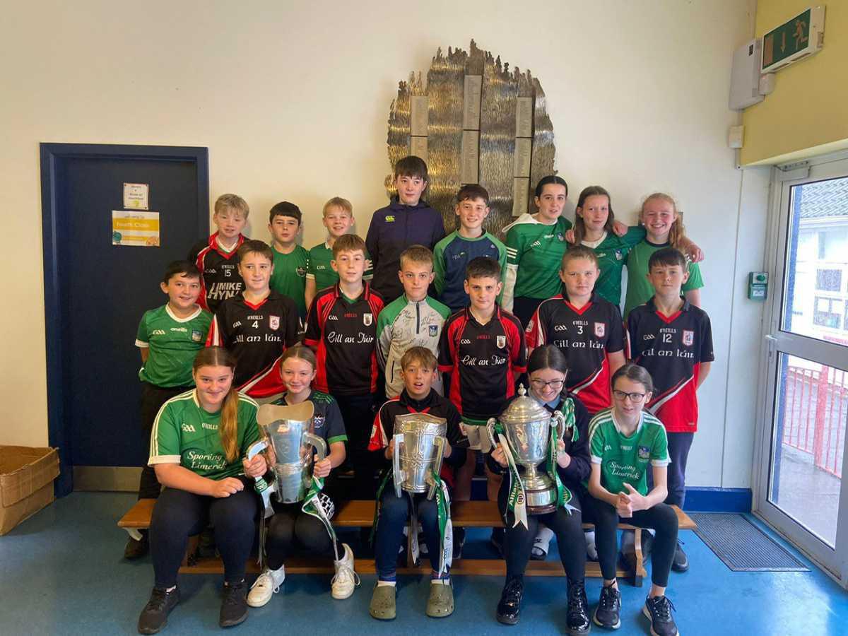 Sixth Class with some very special cups!