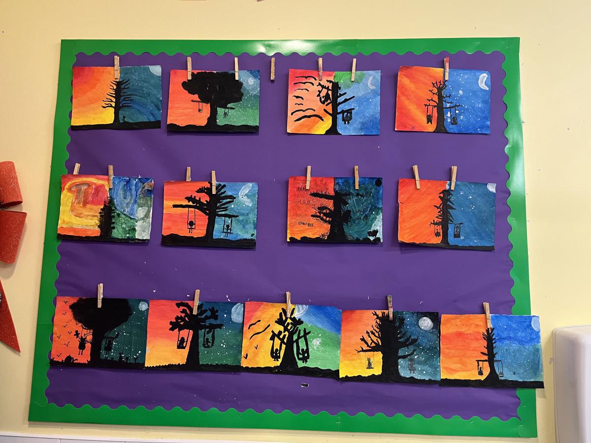 Warm vs Cool Art Work 