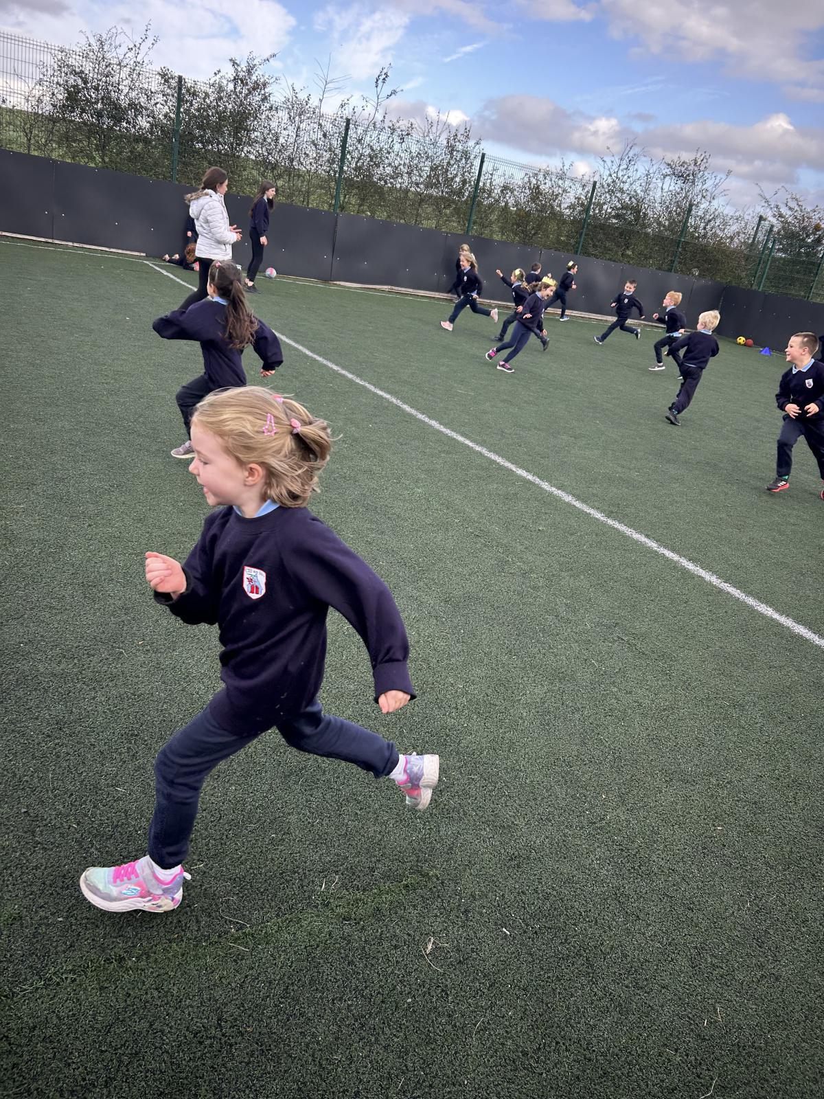 PE games with 6th class😀