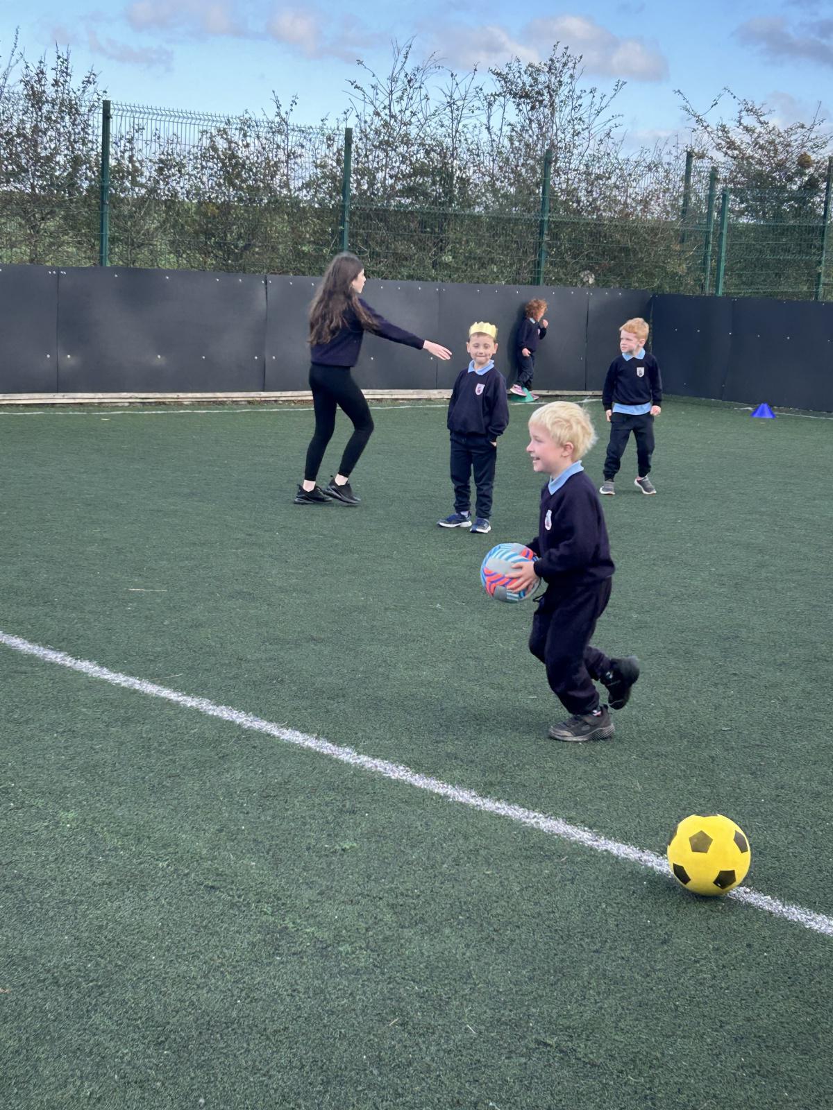 PE games with 6th class😀