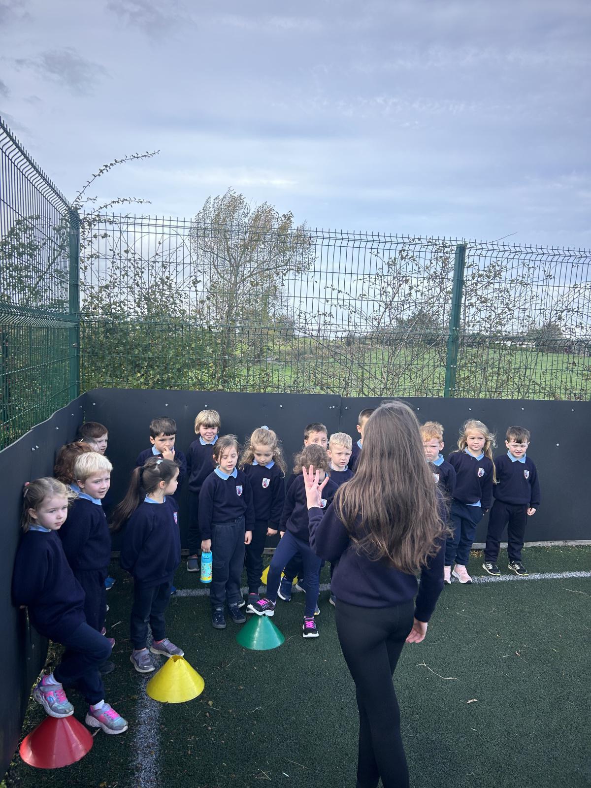 PE games with 6th class😀