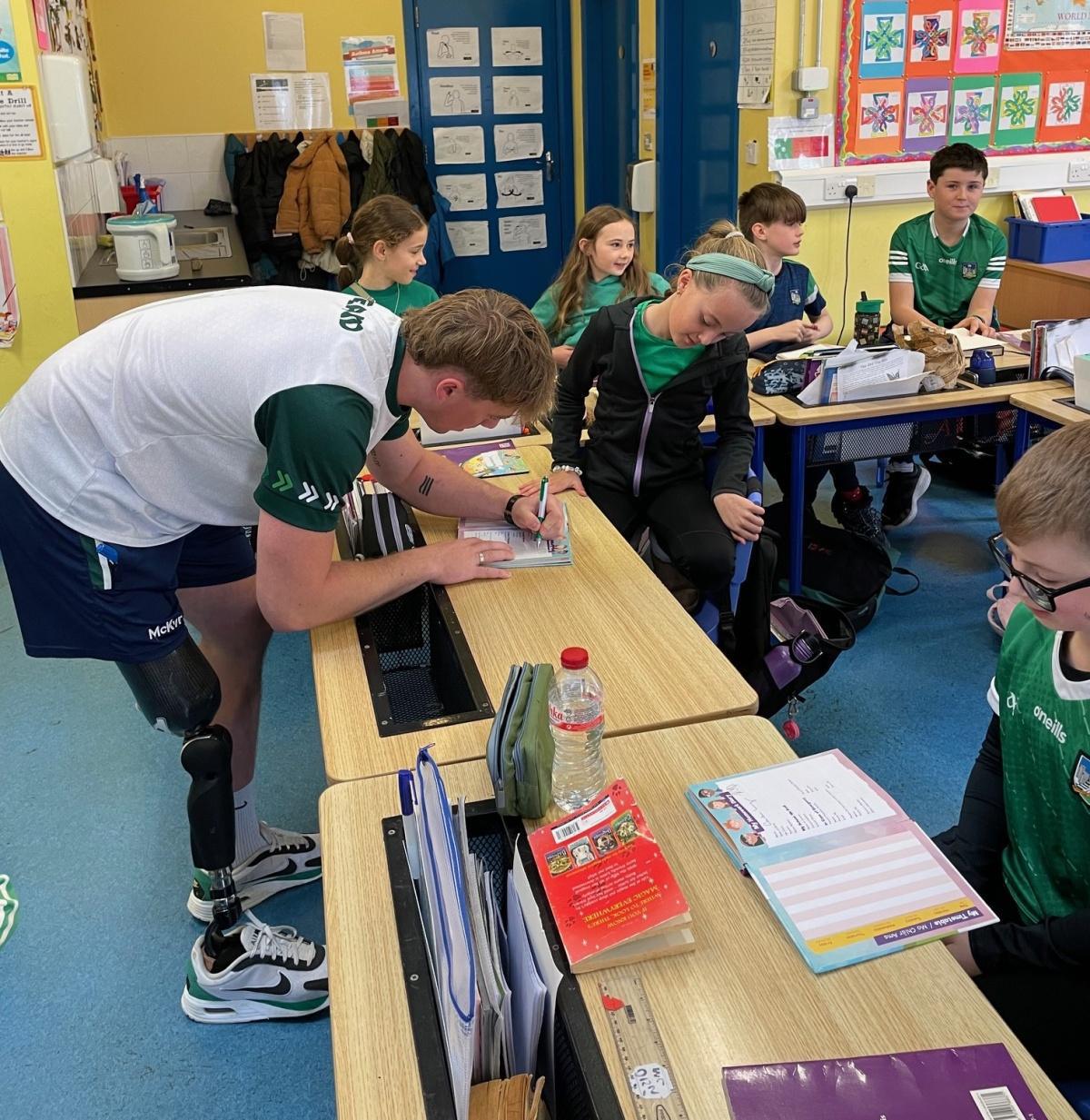 Welcome Tiarnán to Killinure NS and especially to Fourth Class