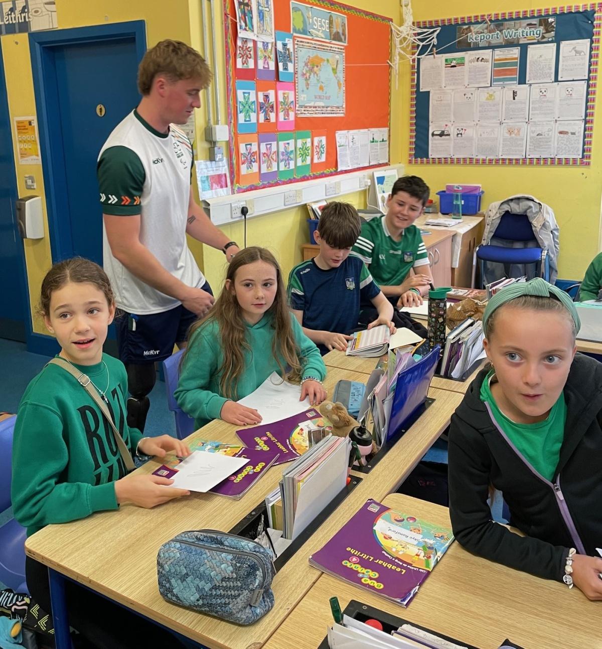 Welcome Tiarnán to Killinure NS and especially to Fourth Class