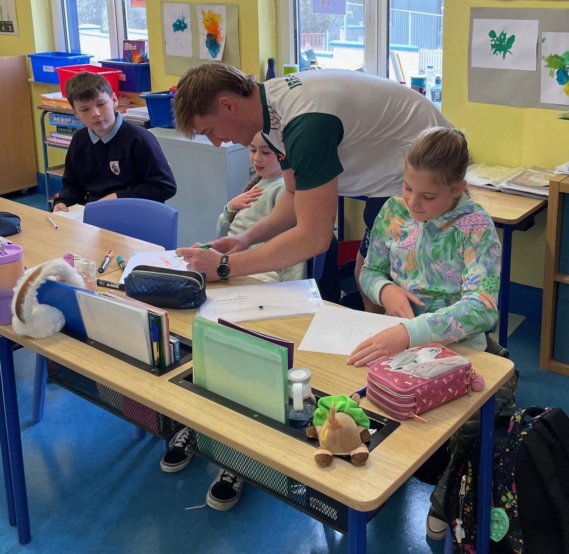 Welcome Tiarnán to Killinure NS and especially to Fourth Class