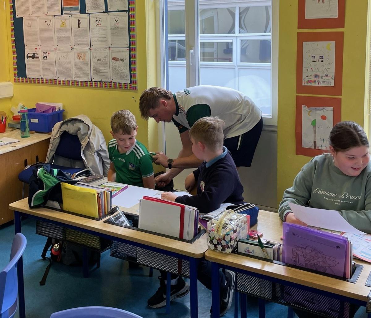 Welcome Tiarnán to Killinure NS and especially to Fourth Class