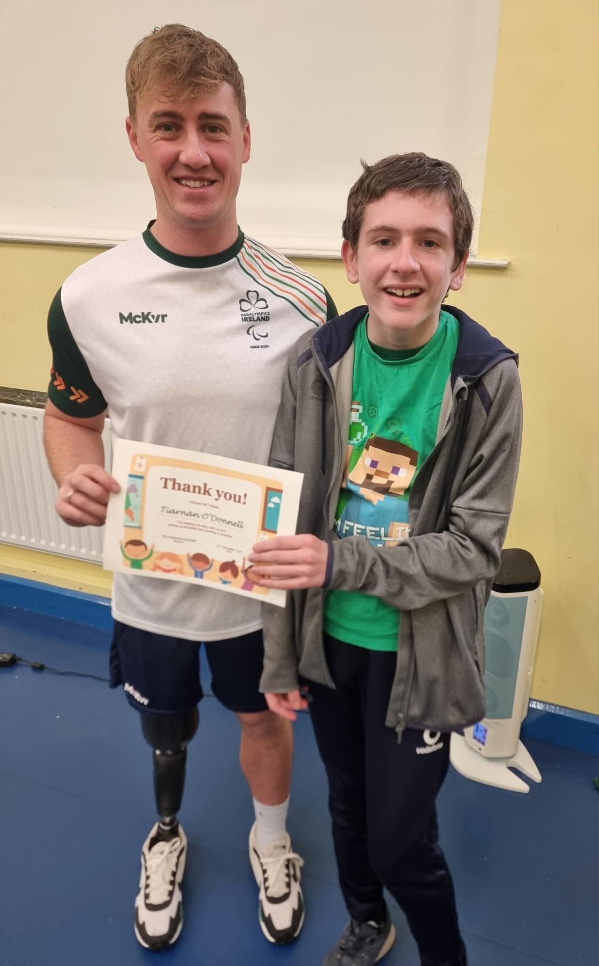 Tiarnán O'Donnell visit 🚣