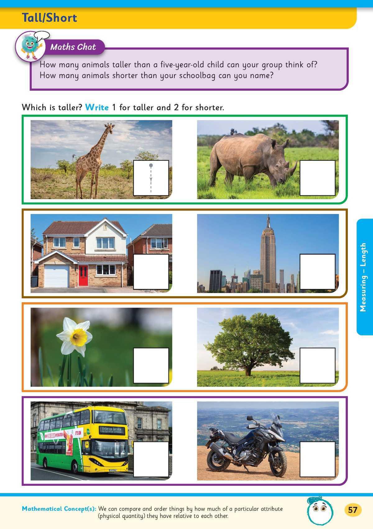 Junior Infants work for 9th January