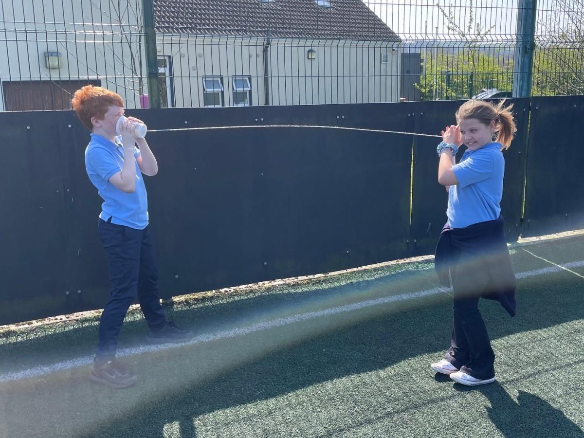 Making and testing a variety of String Telephones 