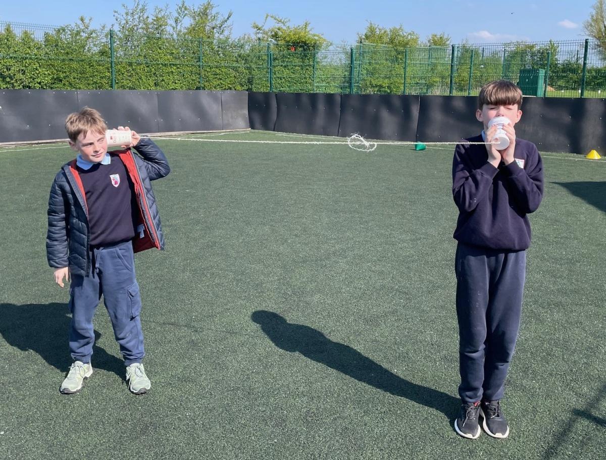 Making and testing a variety of String Telephones 