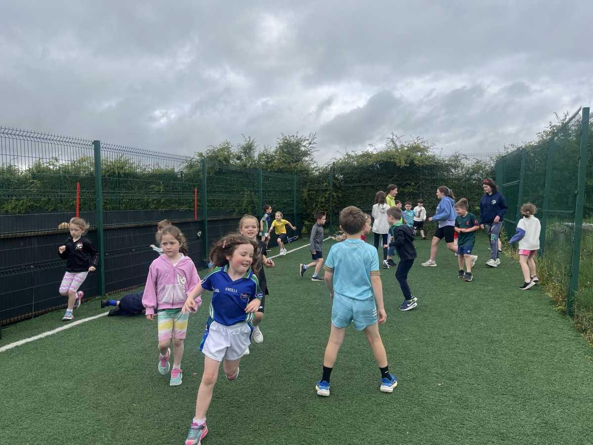 Senior Infants’ Sports Day ⚽️ 🥔🏀
