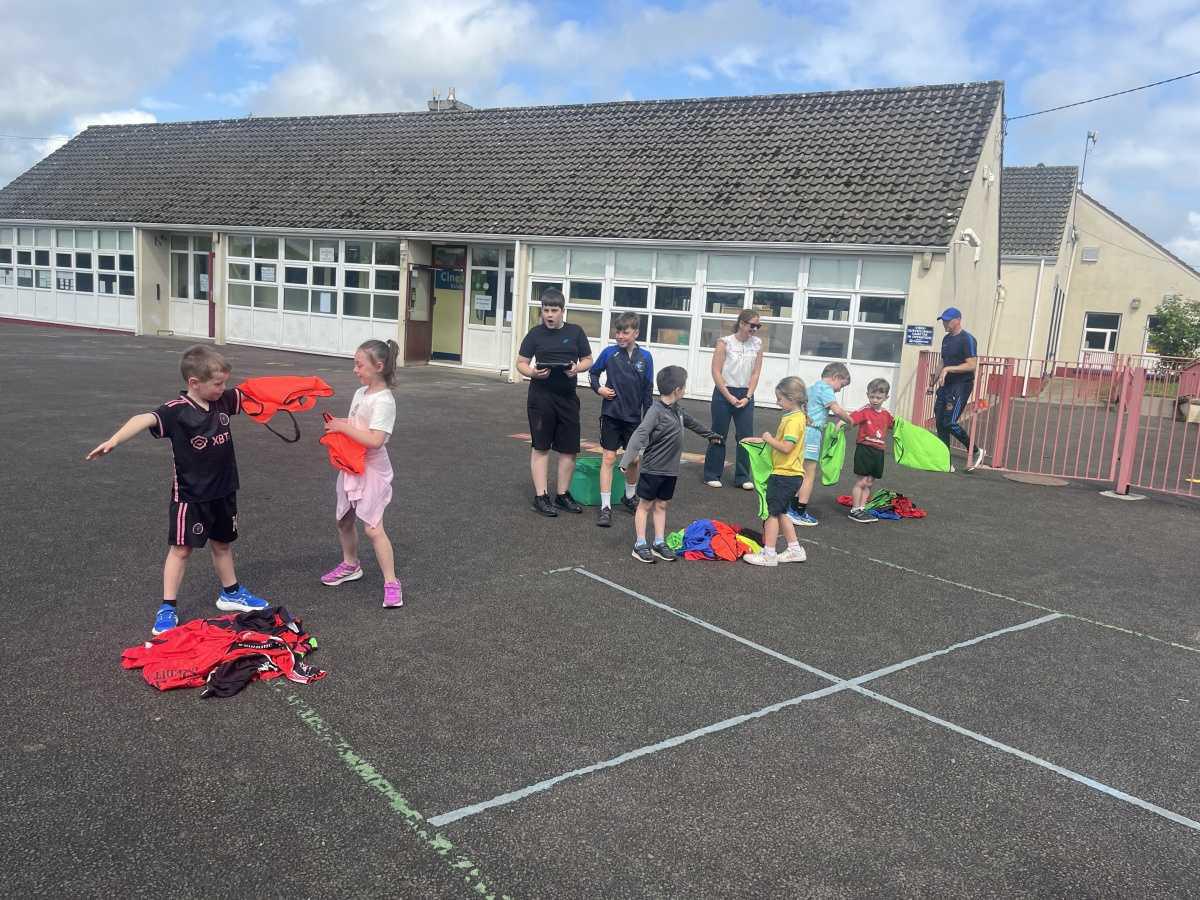 Senior Infants’ Sports Day ⚽️ 🥔🏀