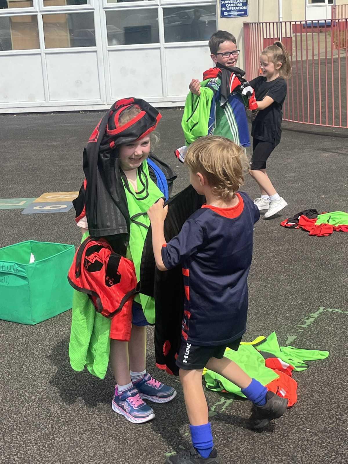 Senior Infants’ Sports Day ⚽️ 🥔🏀