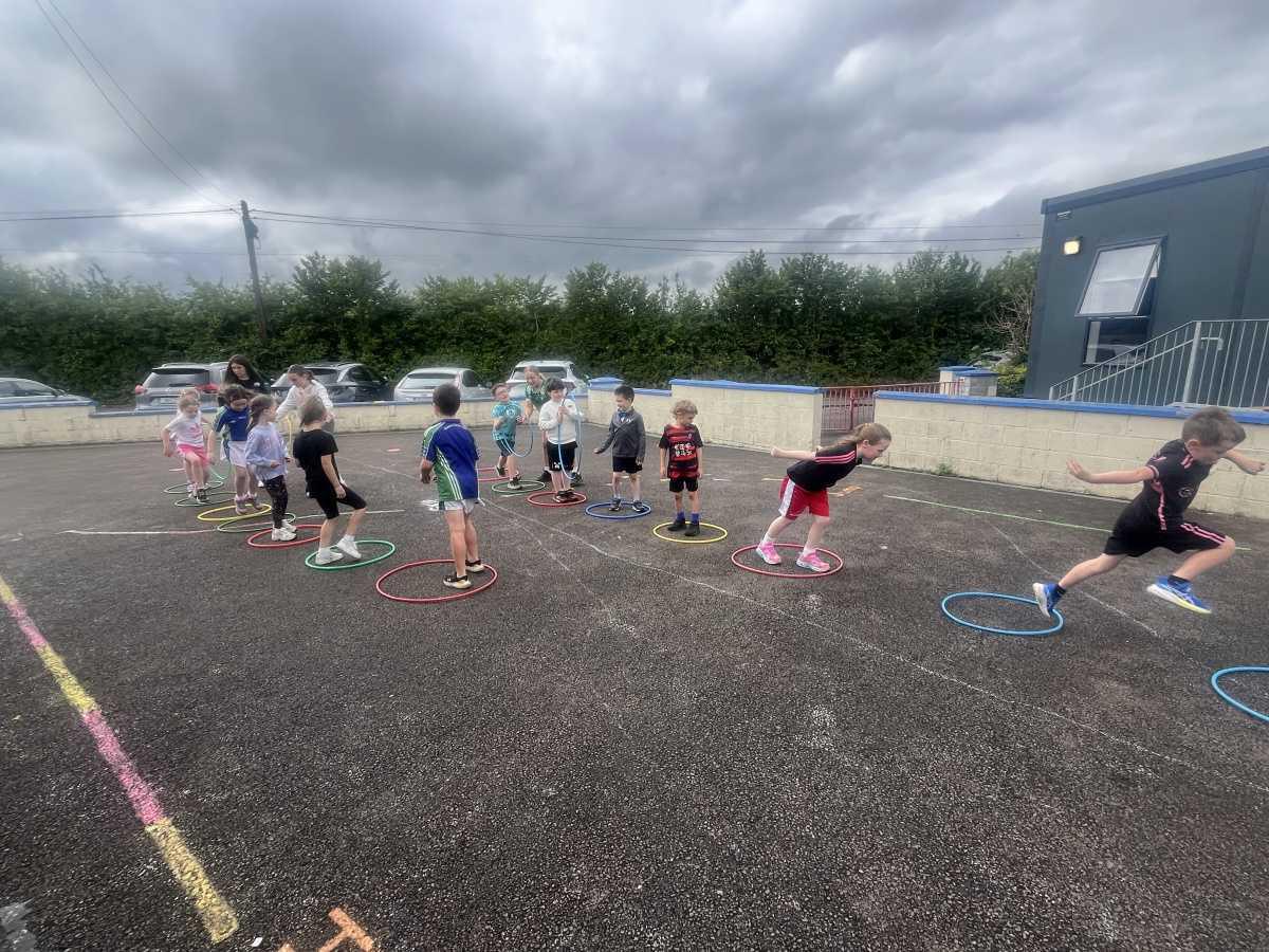 Senior Infants’ Sports Day ⚽️ 🥔🏀