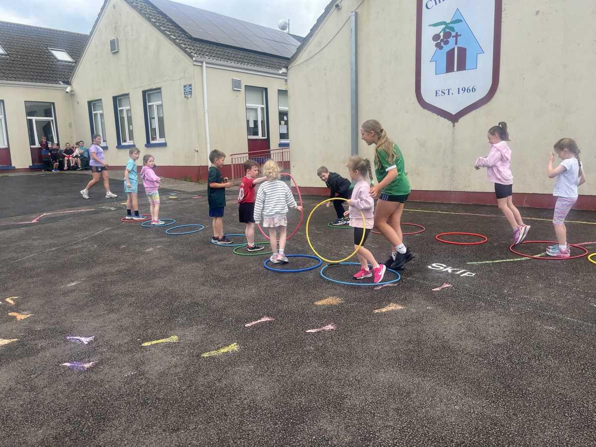Senior Infants’ Sports Day ⚽️ 🥔🏀