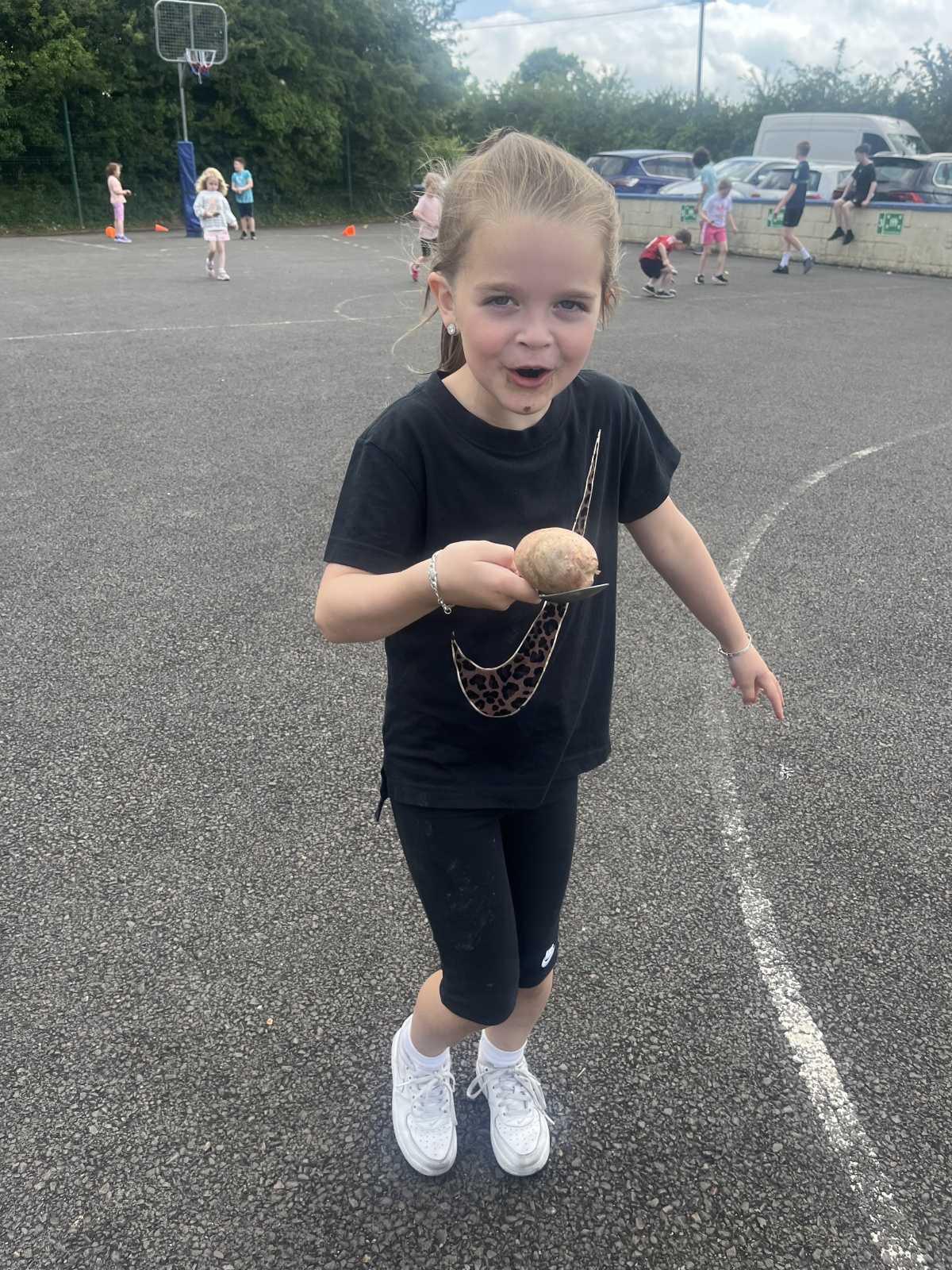 Senior Infants’ Sports Day ⚽️ 🥔🏀