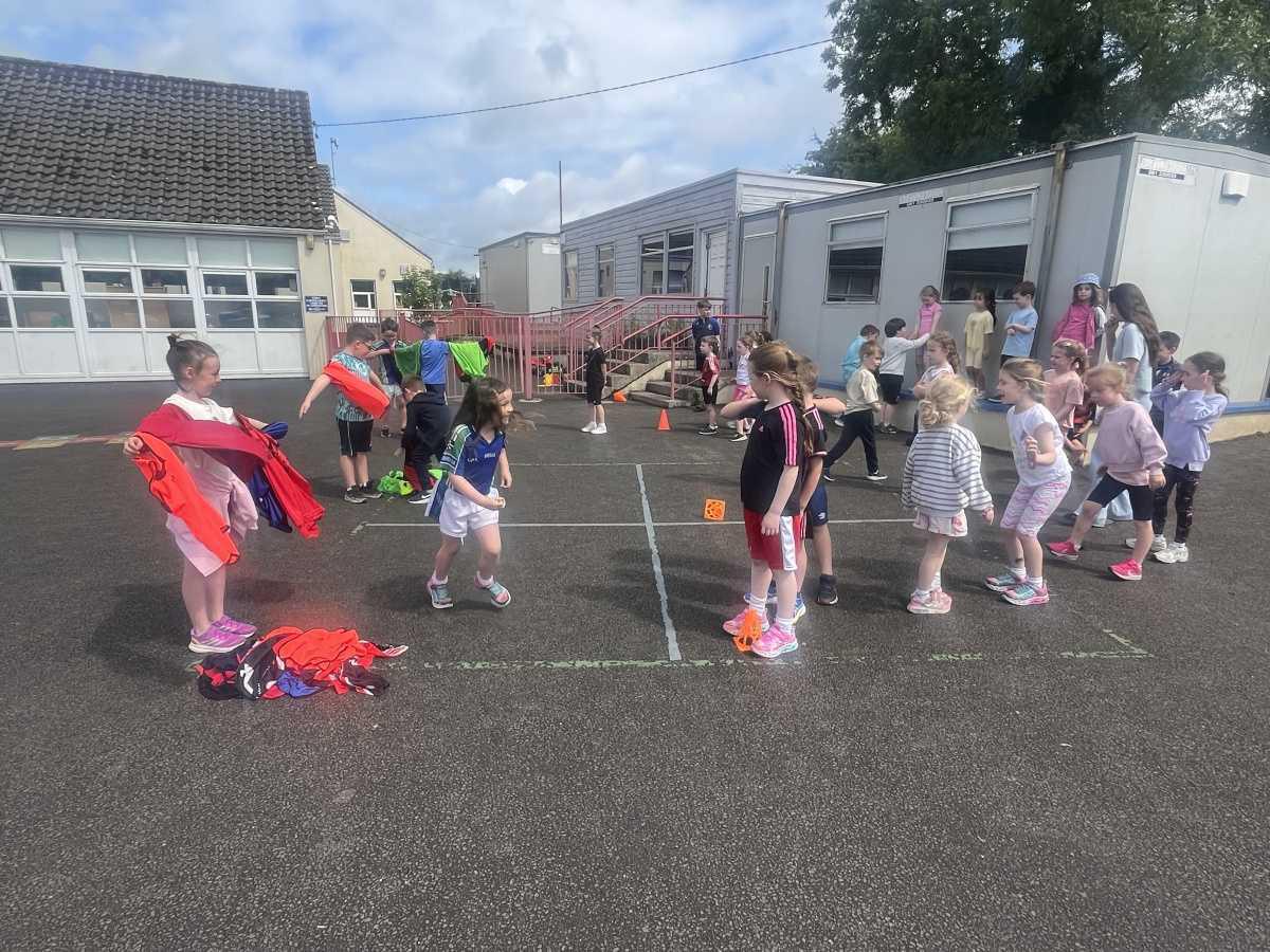 Senior Infants’ Sports Day ⚽️ 🥔🏀